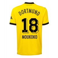 Billiga Borussia Dortmund Youssoufa Moukoko #18 Hemma fotbollskläder 2023-24 Kortärmad